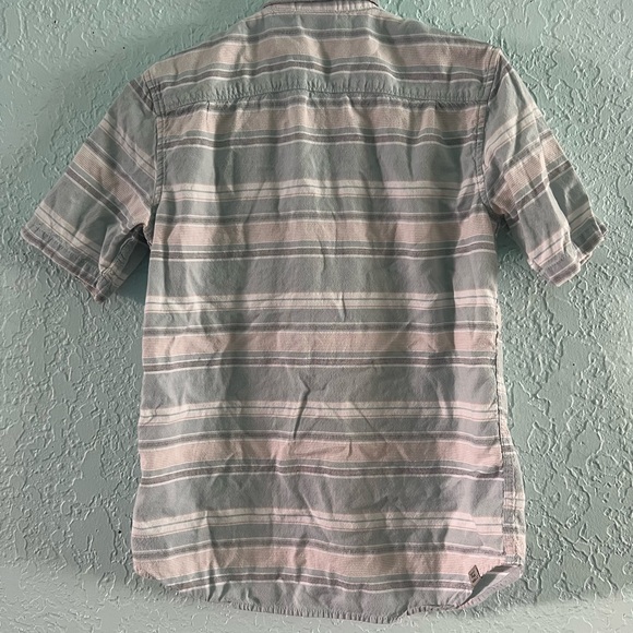 Vans Gray and Pink Striped Button Down Shirt - Picture 5 of 10